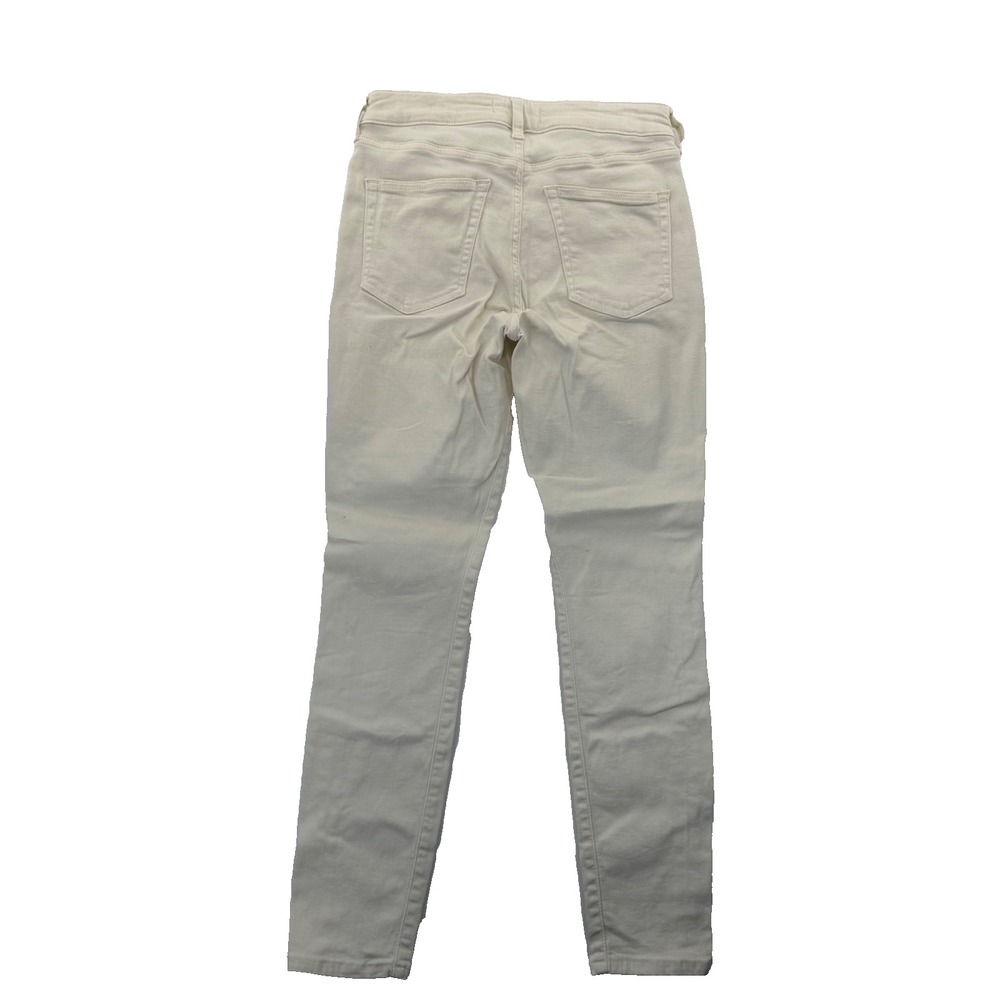Ética Skinny Jeans Women's Cream Eco Stretch Denim - Size 27 - NWT - Picture 2 of 13
